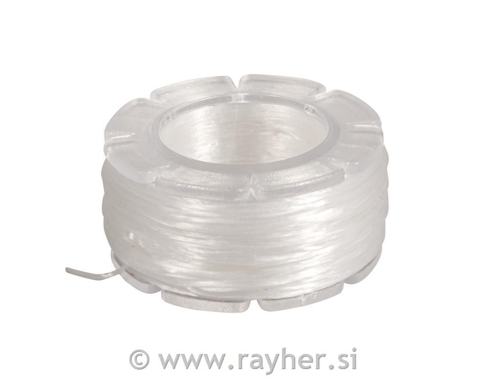 Laks elastičen, kristalen, 0,8 mm, 30 m