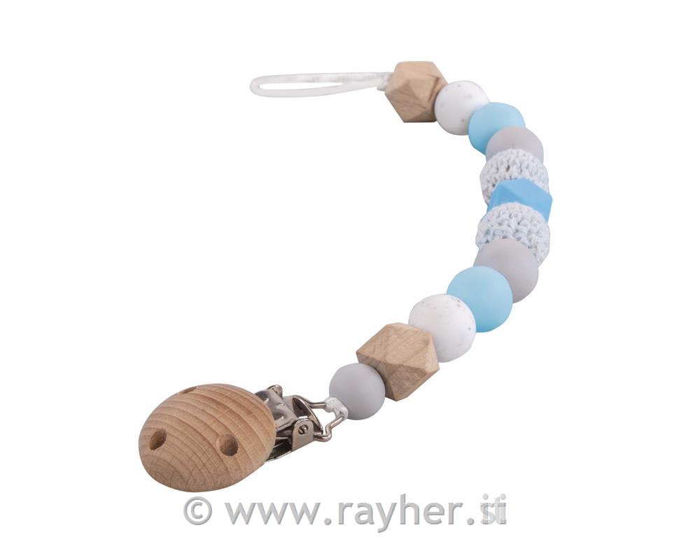 Ustvarjalni set: Držalo za dudo, sv.modro, 15-delni