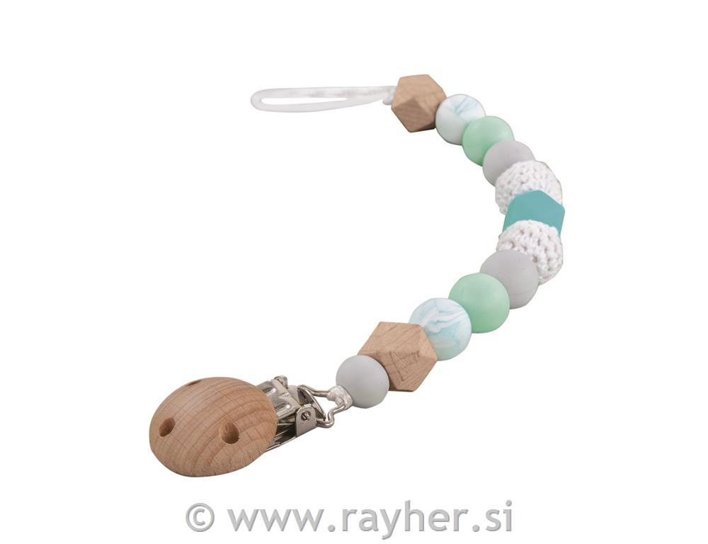 Ustvarjalni set: Držalo za dudo, mint, 15-delni