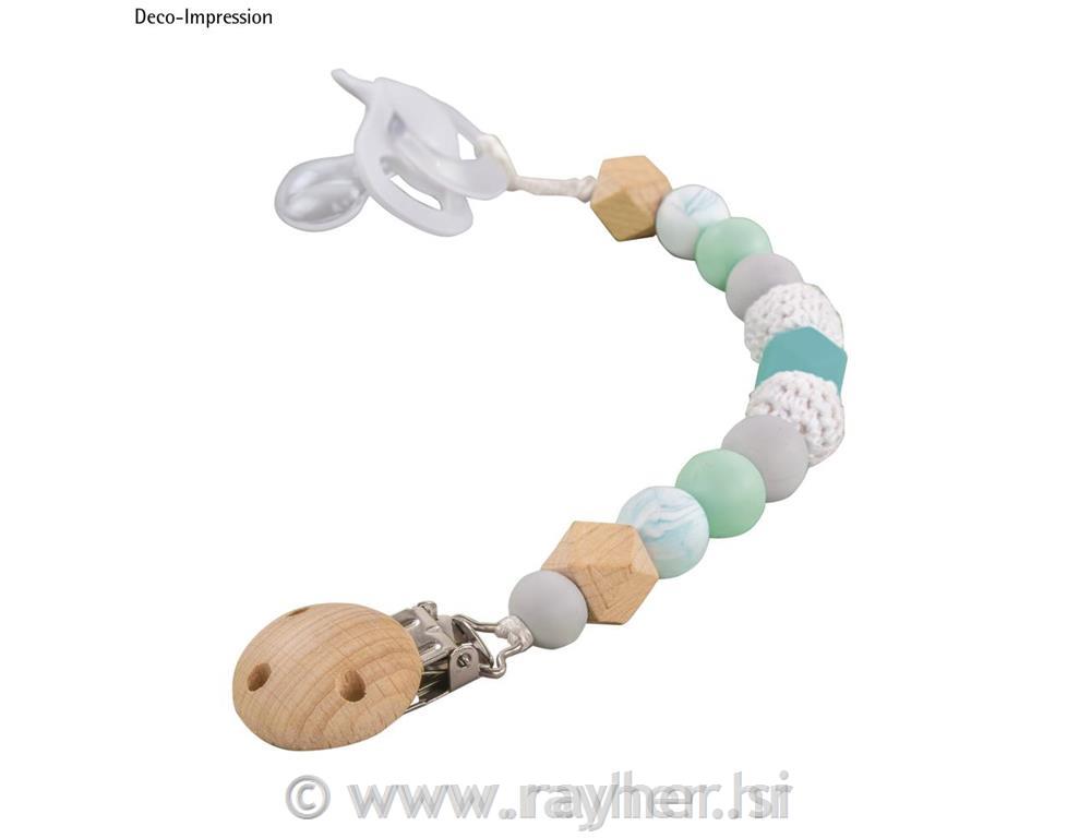 Ustvarjalni set: Držalo za dudo, mint, 15-delni