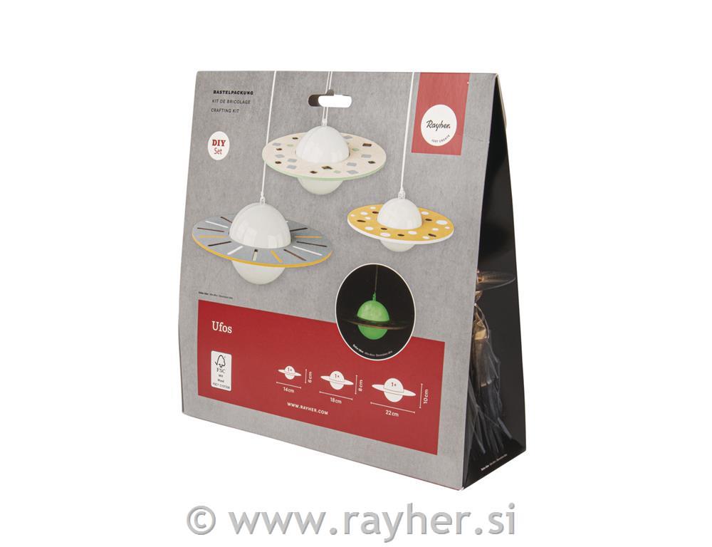 CK: UFOs o: 14 cm, 18 cm & 22 cm6-part, tab-box 1set