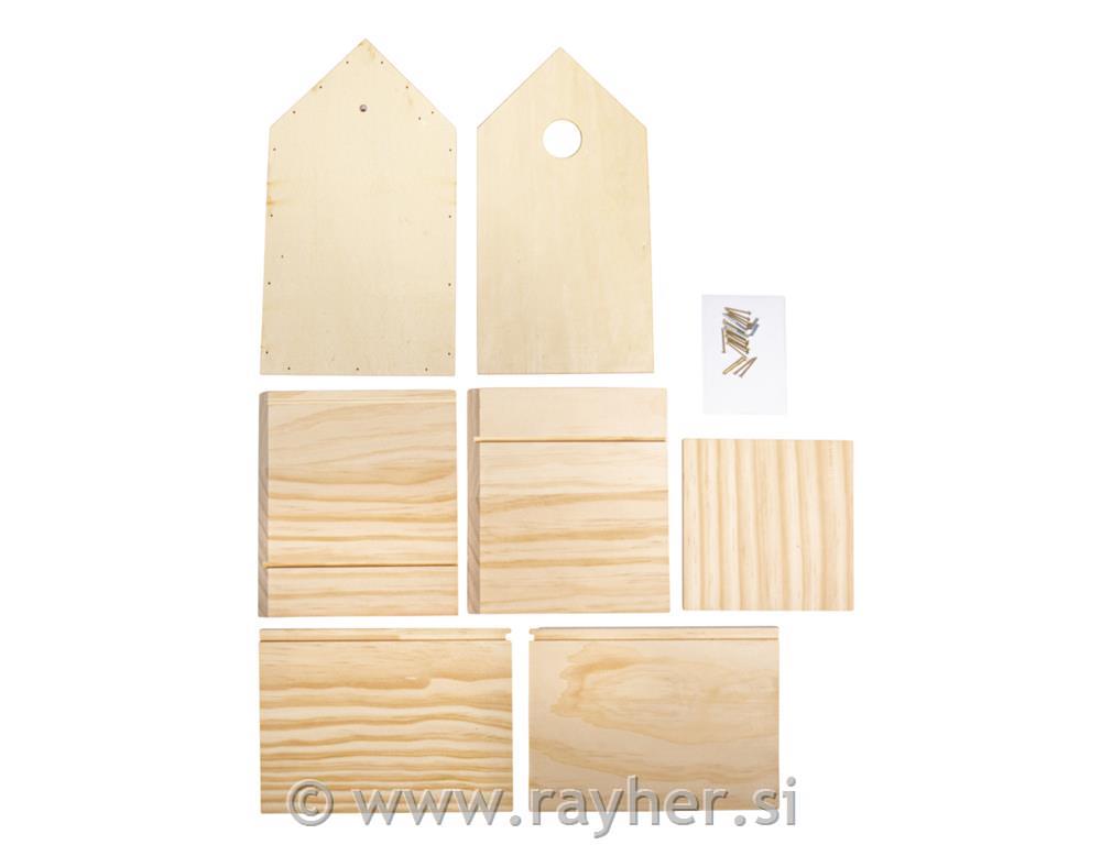 Ptičja hišica 19x14x25cm