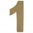 Številka iz papmacheja 1, 15x6.5x3cm