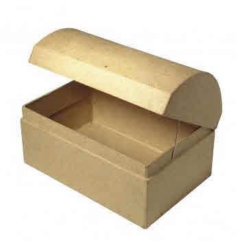 Papier-mâché box:Chest FSC Recycled 100%