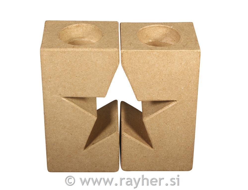 Tea candle holder FSC Recycled 100%, 15x