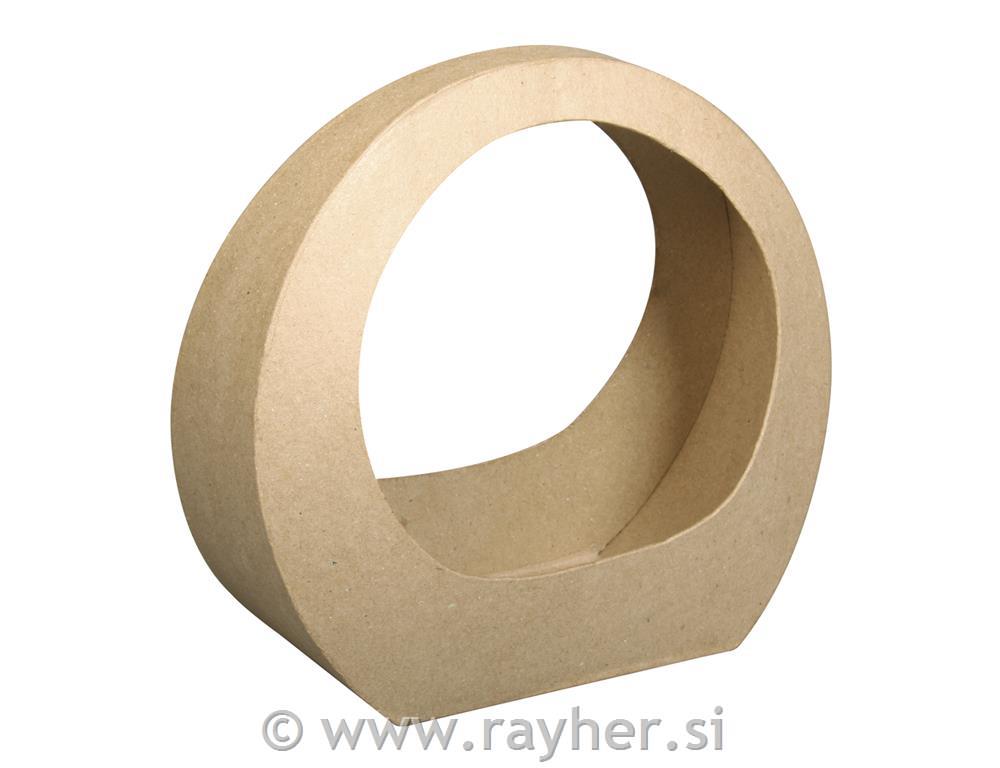 Košarica iz papirne mase 11x4.5x10cm