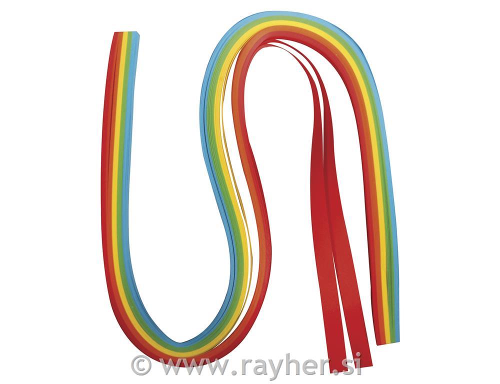 Paper for Quilling, rainbow, 50x0.9cm, t