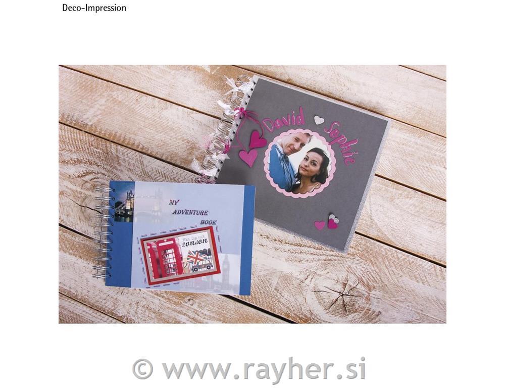 Album s spiralo, kraft, 22.5x21.5cm