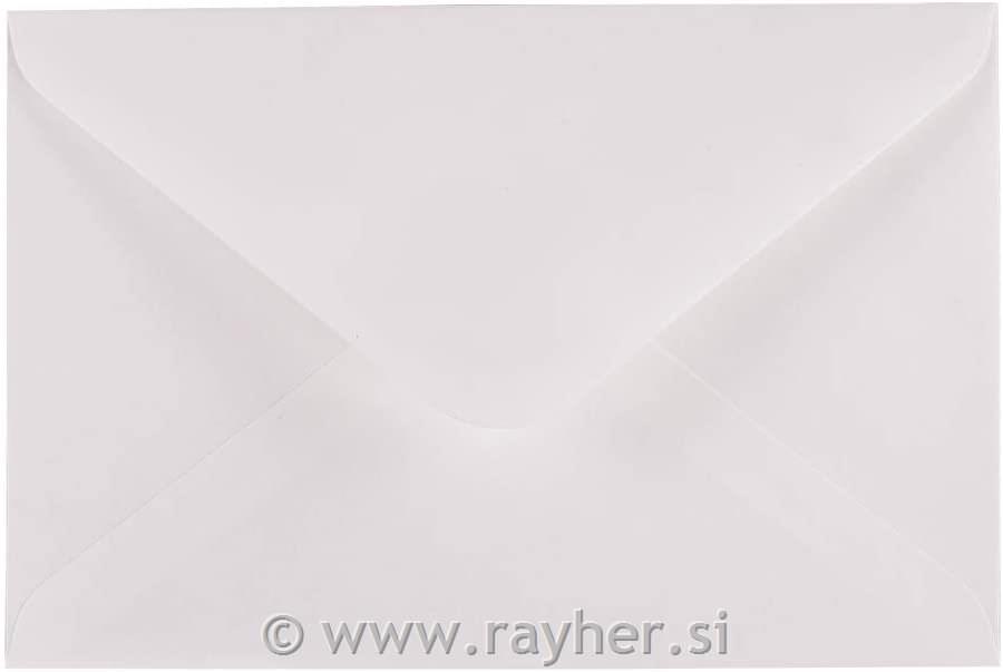 Set kuvert in vizitk B6, bele, 15 vizitk + 15 kuvert