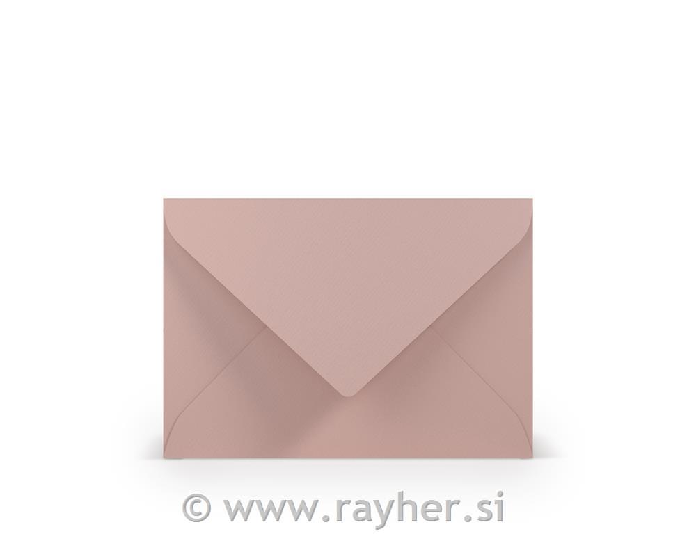 Envelope B6 125x176mm 100g set 5; pale-pink