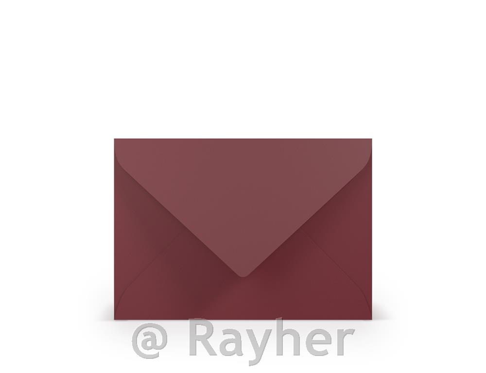 Kuverta B6, 125x176 mm, bordo , set 5