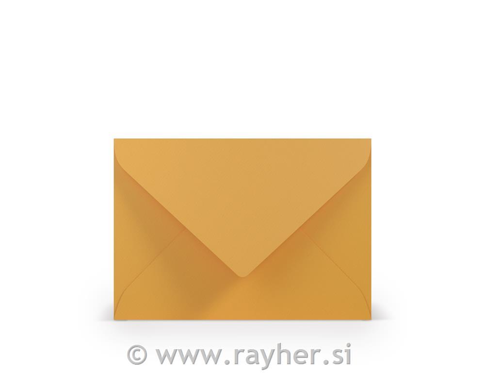 Kuverta B6, 125x176 mm, oker, set 5
