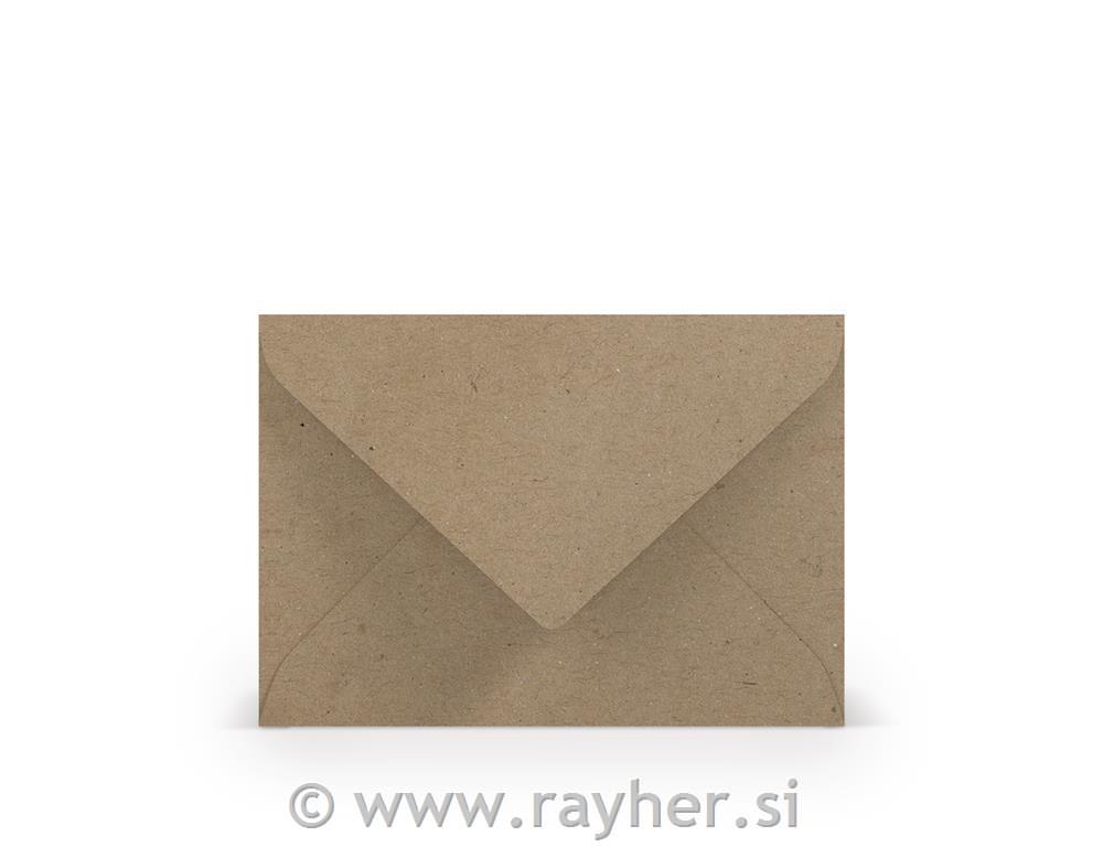 Kuverta B6 125x176mm 100g set 5 naravna