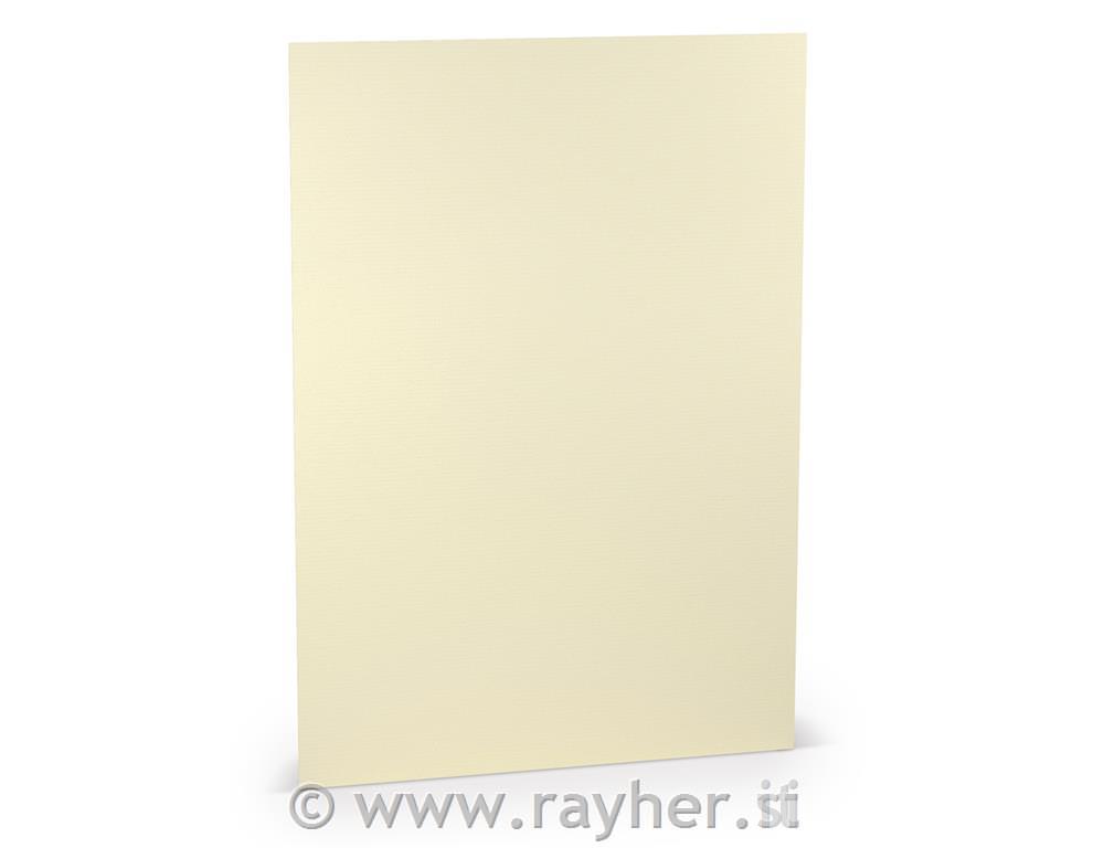 Cardboard A4 220g set 5; ivory