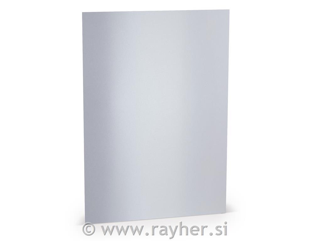 Cardboard A4 220g set 5; metallic white