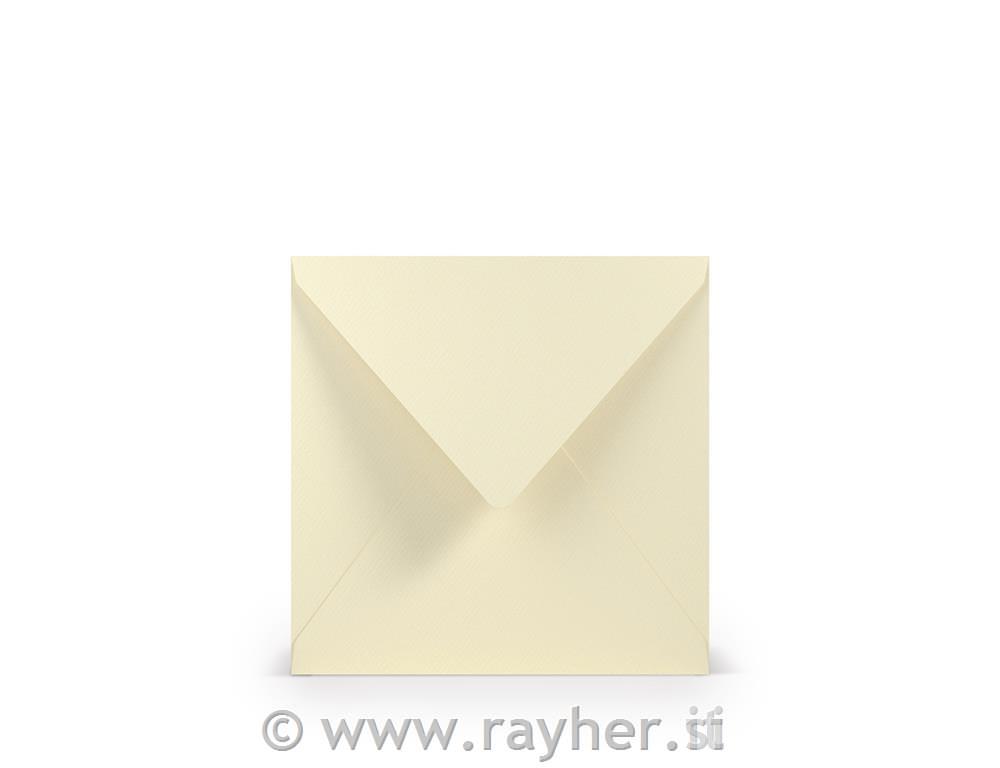 Kuverta kvadr.164x164mm set 5 slonokoščena