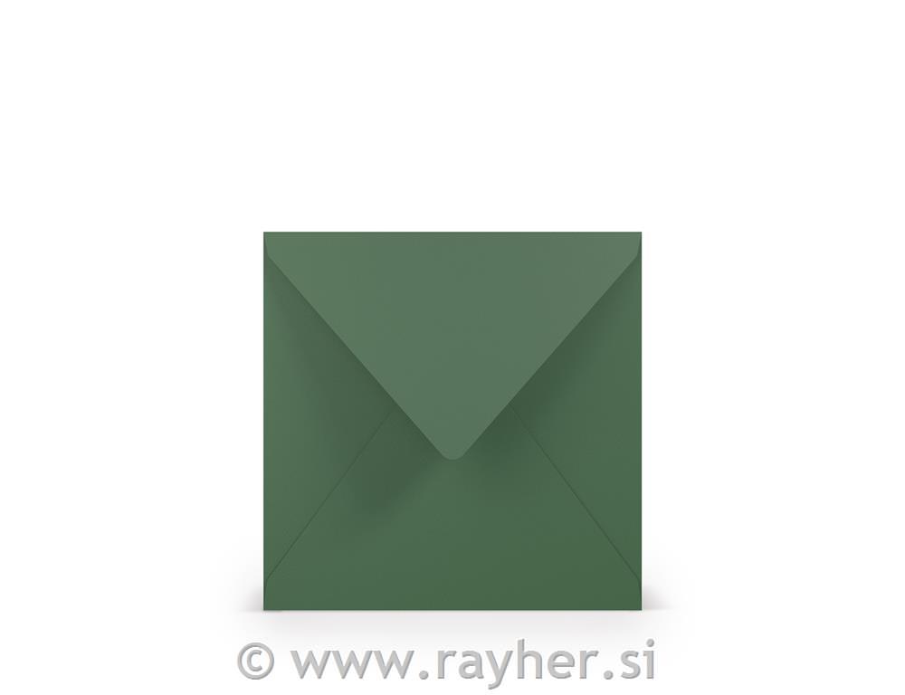 Kuverta kvadr.164x164mm set 5 smrekovo zelena