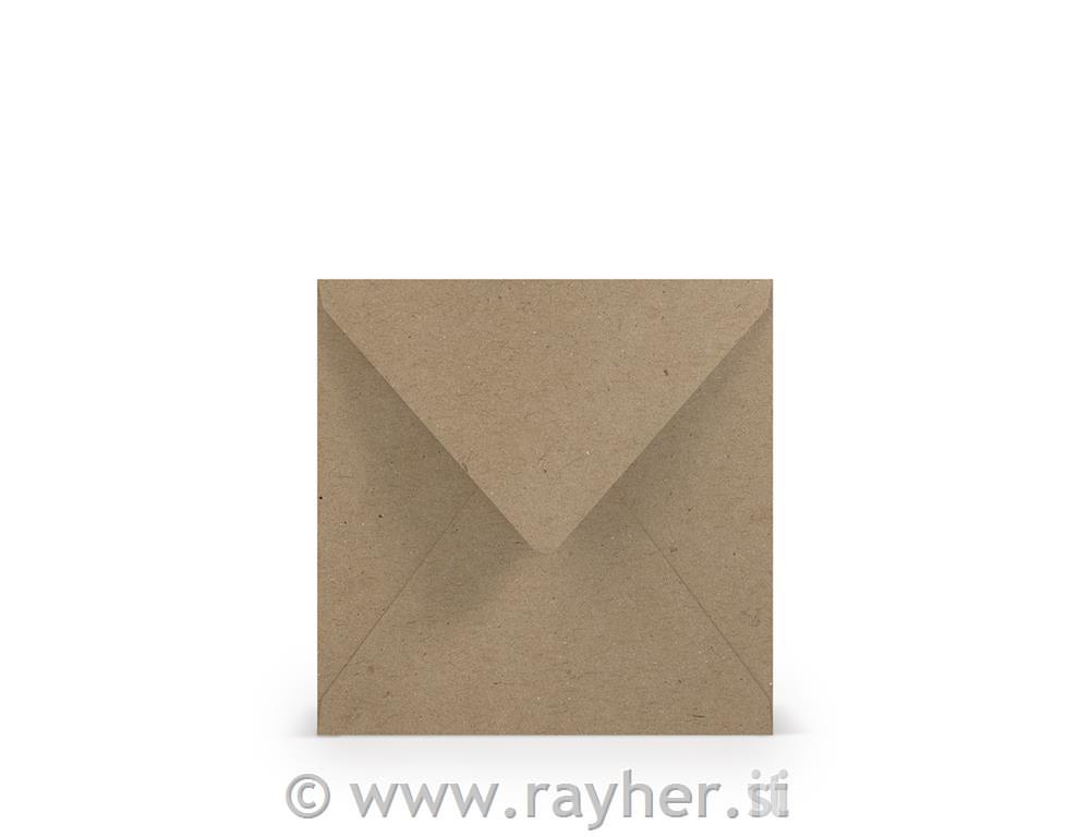 Kuverta kvadr.164x164mm set 5 naravna