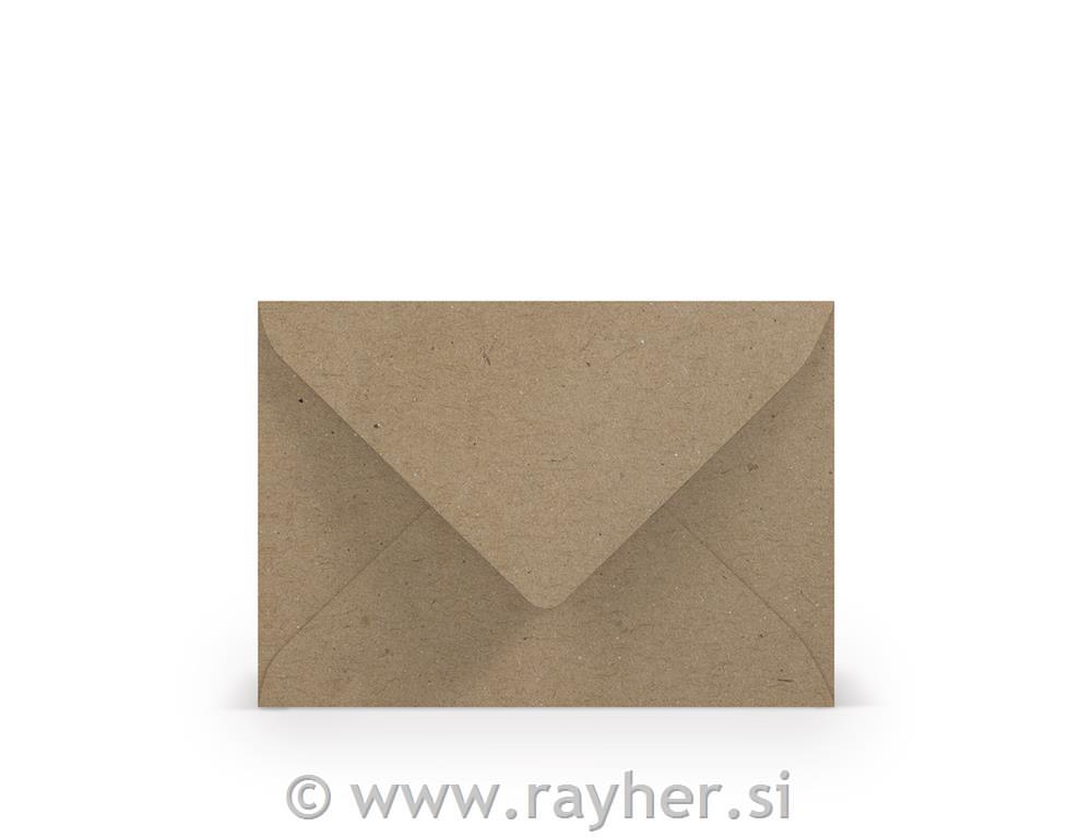 Envelope C6 114x162mm 120g set 5; kraft