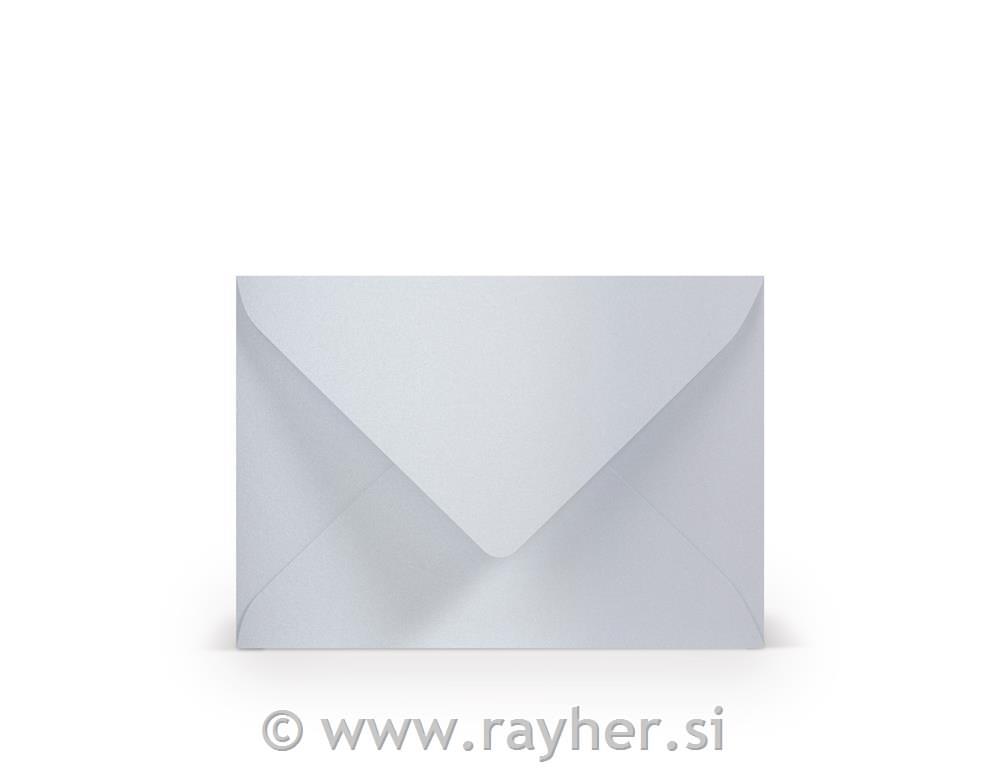 Envelope C6 114x162mm 120g set 5; metallic white