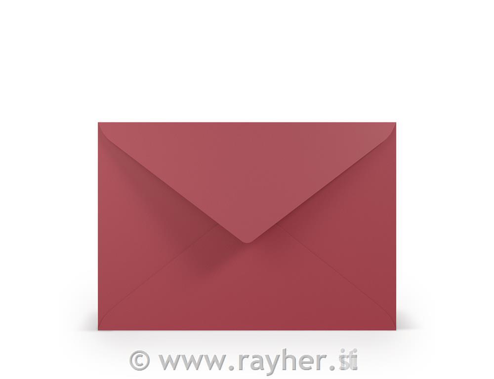Envelope C5 157x225mm 100g set 5; cardinal red