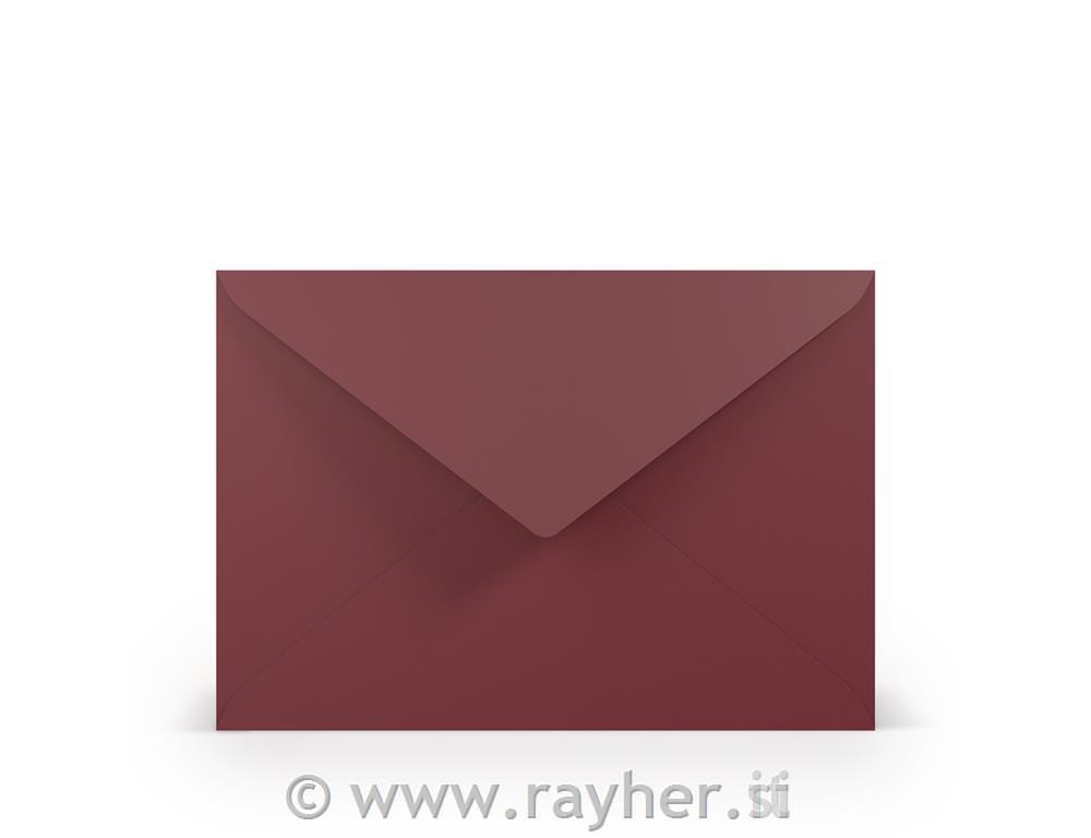 Kuverta C5 157x225mm 100g set 5 bordo