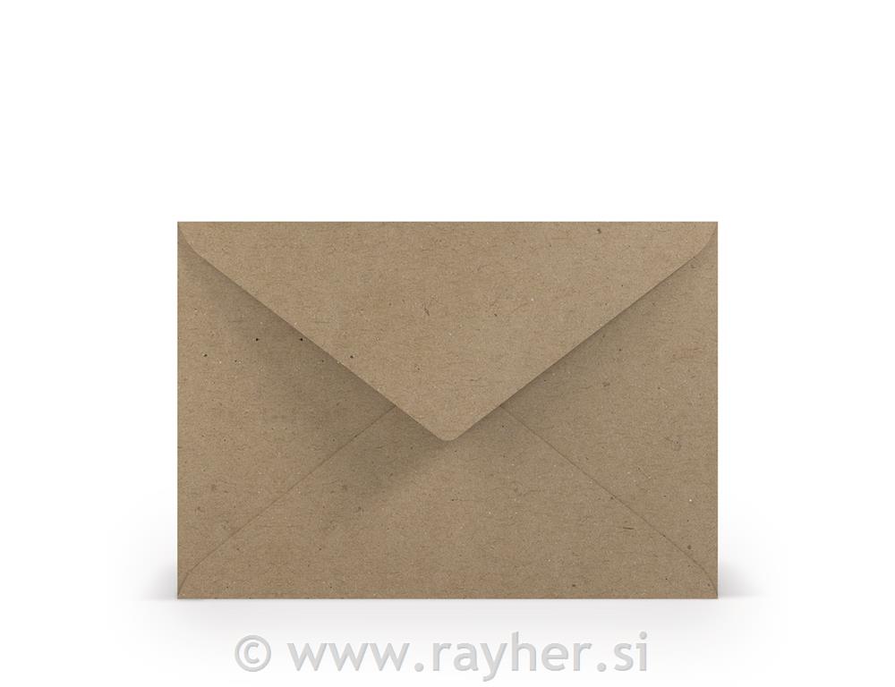 Kuverta C5 157x225mm 120g set 5 naravna