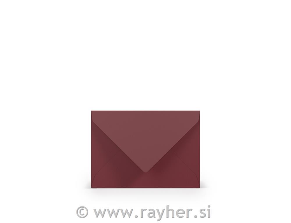 Kuverta C7 81x114mm 100g set 5 bordo