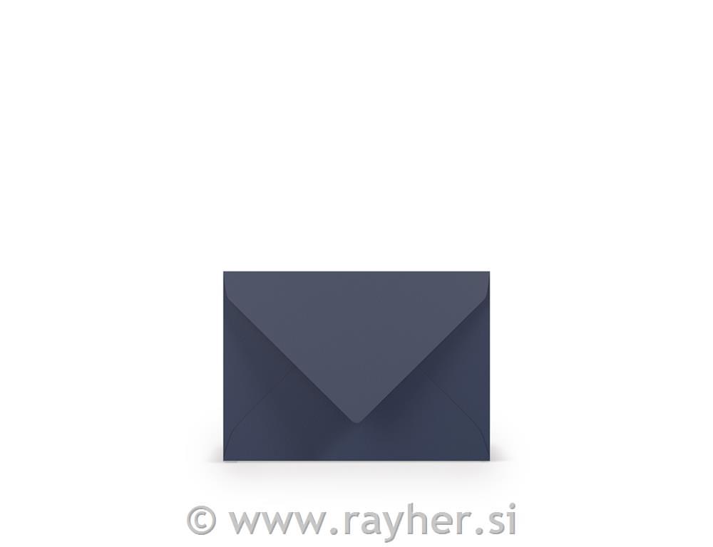 Kuverta C7 81x114mm 100g set 5 jeans modra