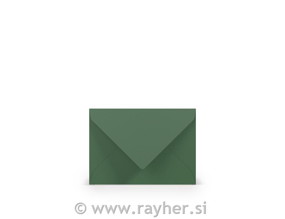 Kuverta C7 81x114mm 100g set 5 smrekovo zelena