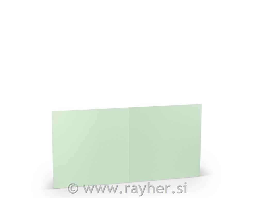 Card Square 157x157mm 220g set 5; mint green
