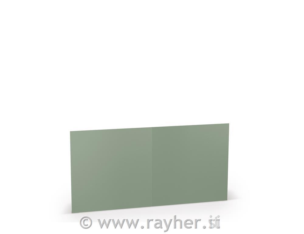 Card Square 157x157mm 220g set 5; eucalyptus