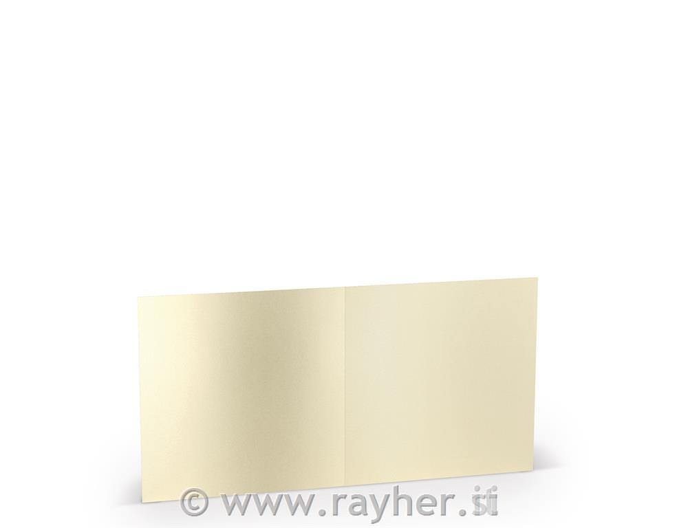 Card Square 157x157mm 250g set 5; cashmere metallic