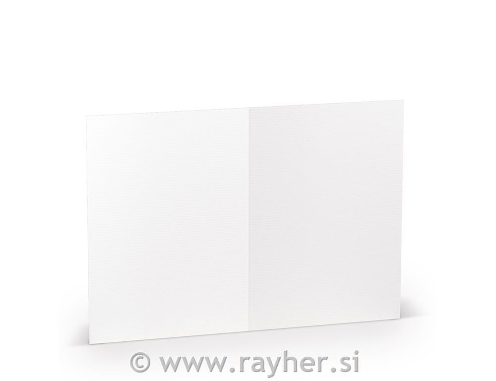 Vizitka A6 105x148mm 220g set 5 bela