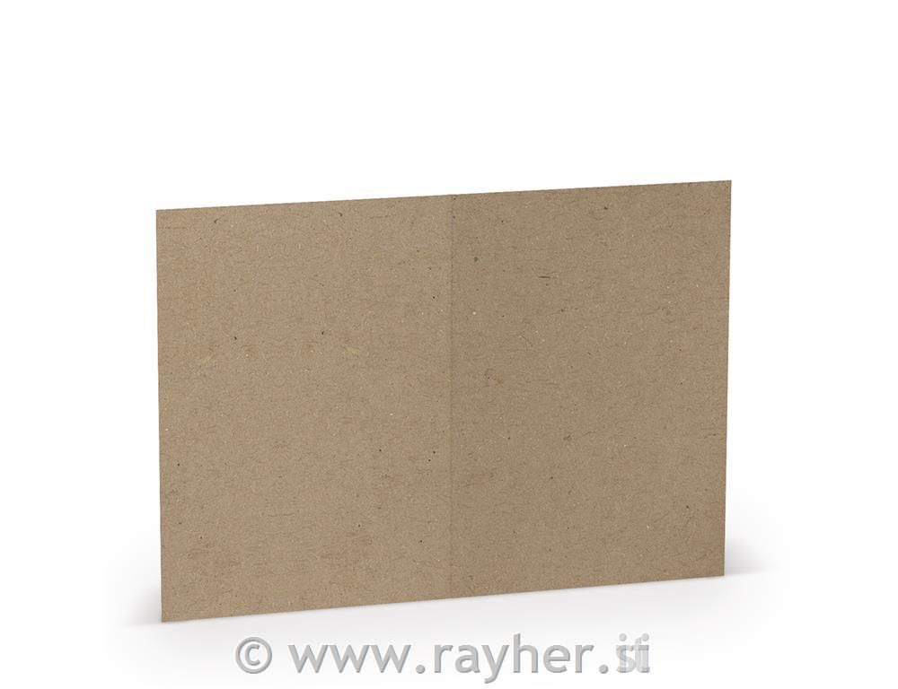 Vizitka A6 105x148mm 240g set 5 naravna