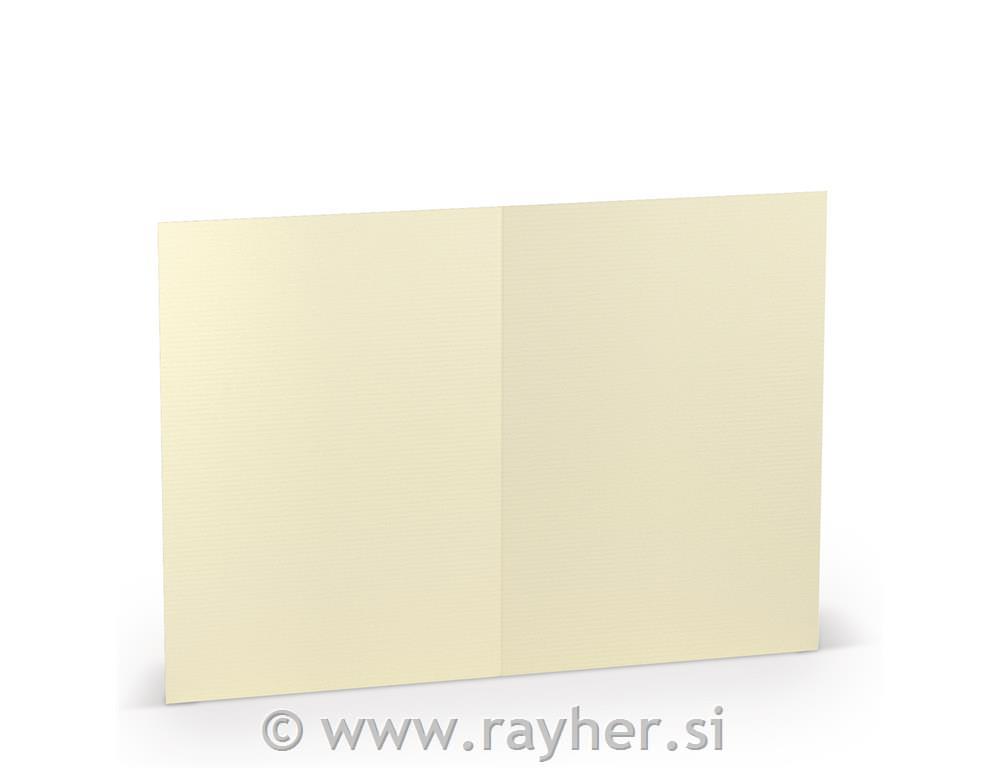 Vizitka B6 120x169mm 220g set 5 slonokoščena