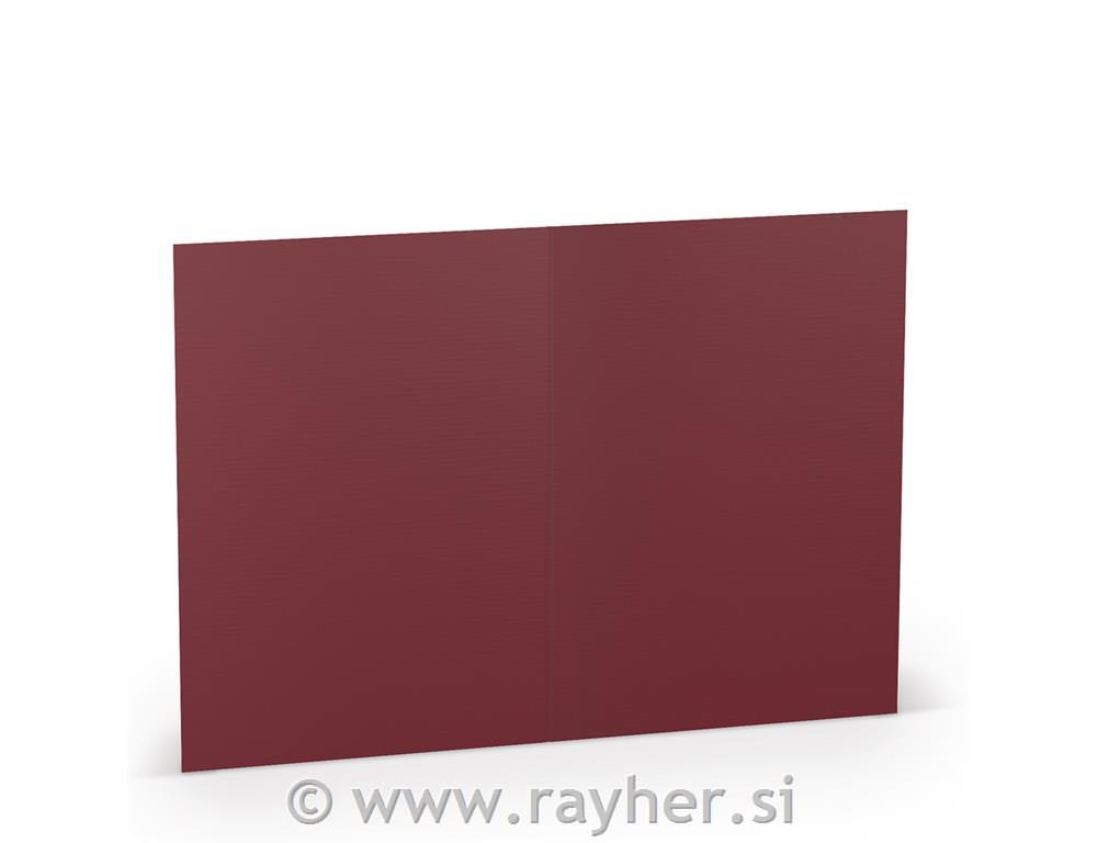 Vizitka B6 120x169mm 220g set 5 bordo