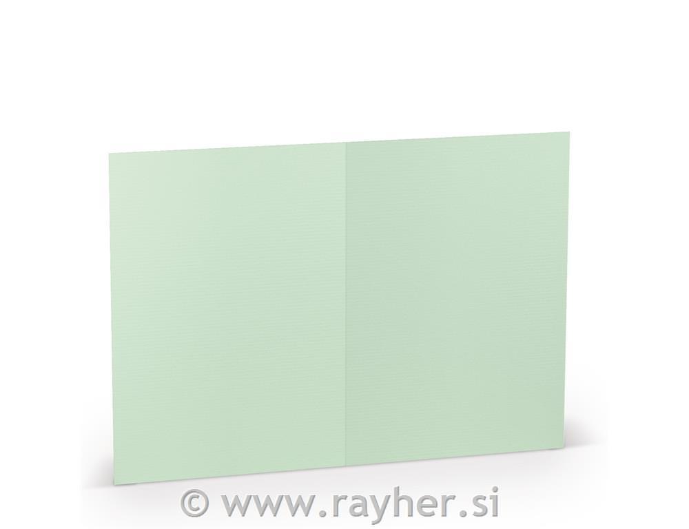 Vizitka B6 120x169mm 220g set 5 mentol zelena