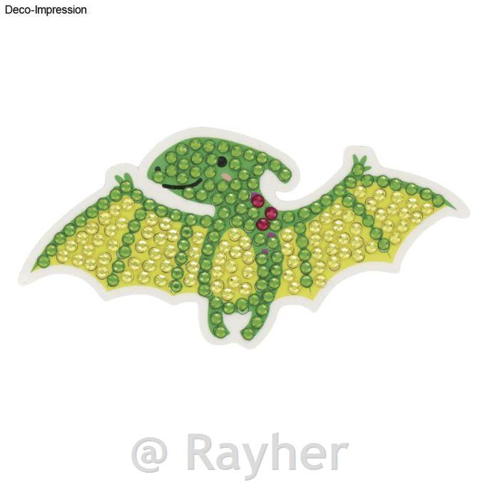 Ustvarjalni set Diamantni mozaik nalepke Dinozaver