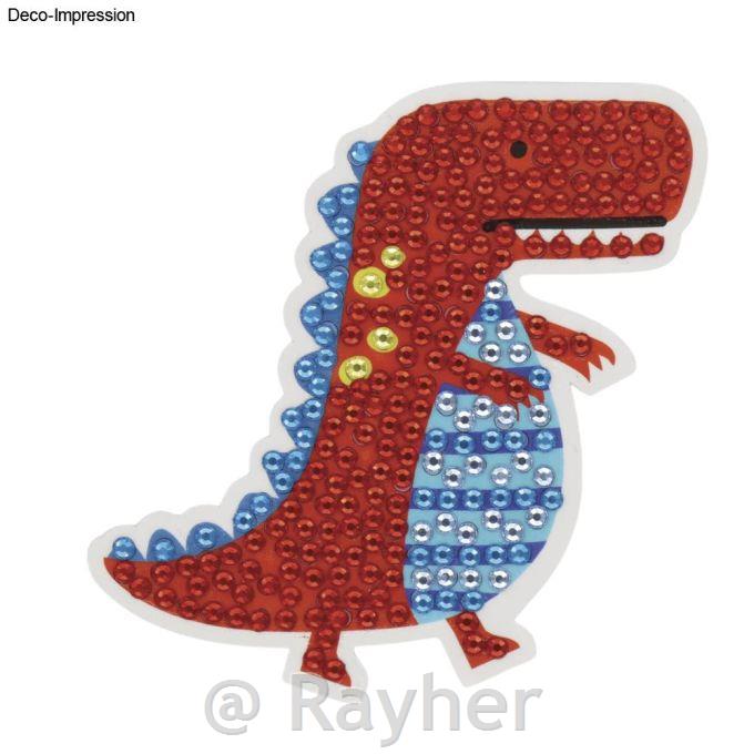 Ustvarjalni set Diamantni mozaik nalepke Dinozaver