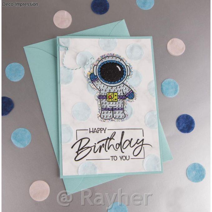 Ustvarjalni set Diamantni mozaik nalepke Vesolje