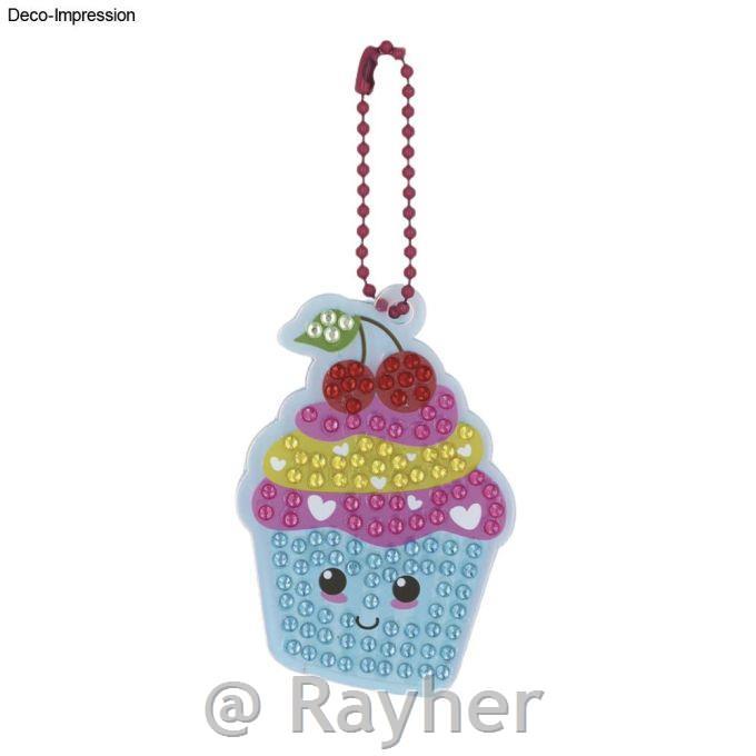 Ustvarjalni set Diamantni mozaik obesek Češnja in kolaček