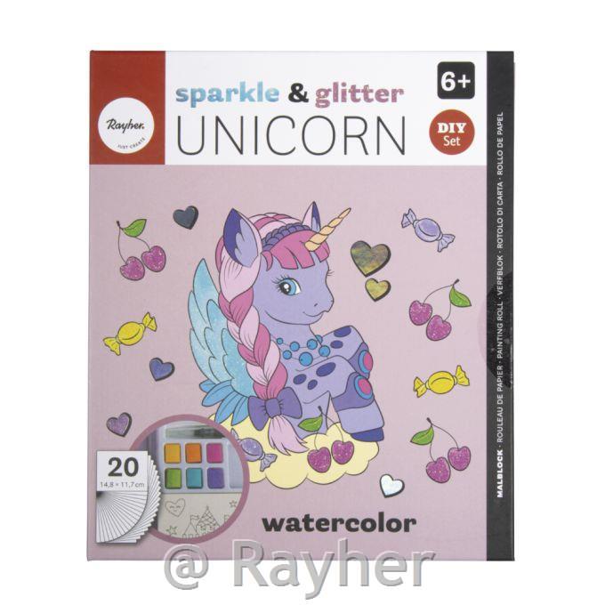 Ustvarjalni set Akvarelno slikanje Samorog