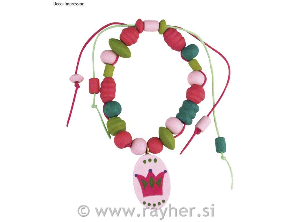 Set lesenih perl - Magic stars, 0,8x2,5 cm, 80gr./caa.200 ko