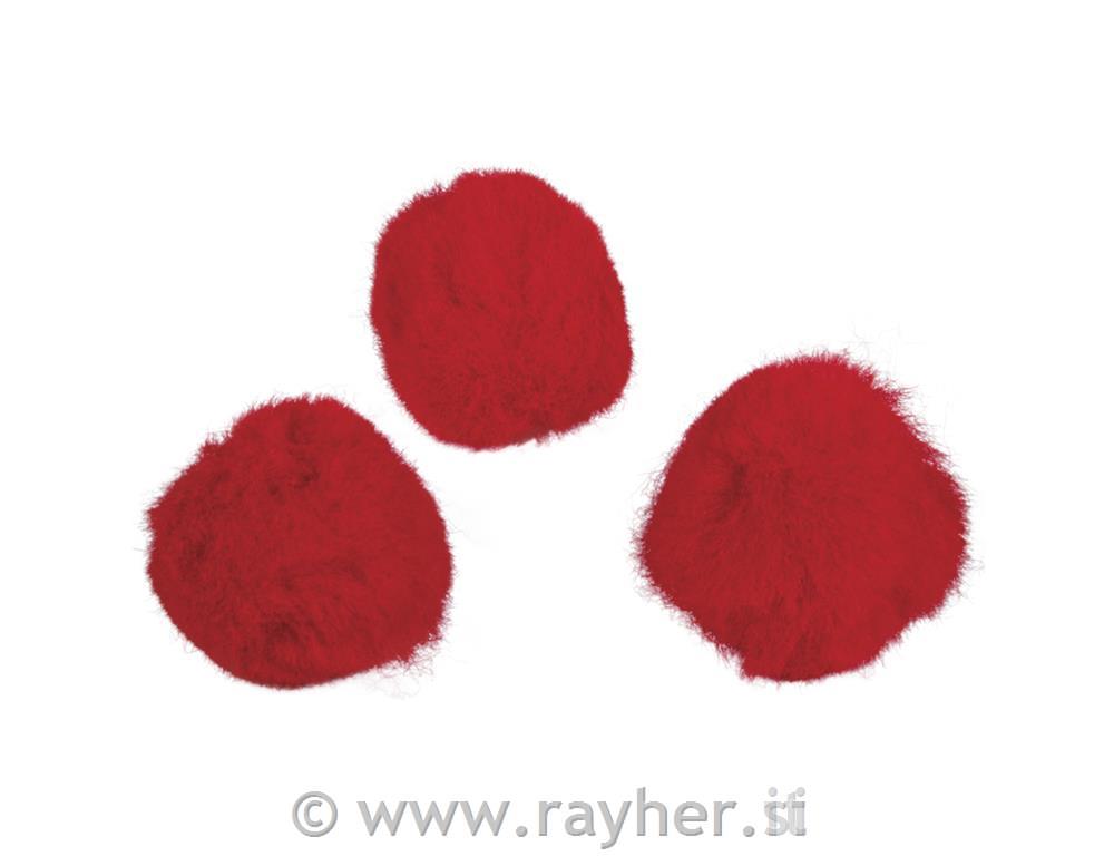 Cofki, rdeči, 20 mm, 50 kom.