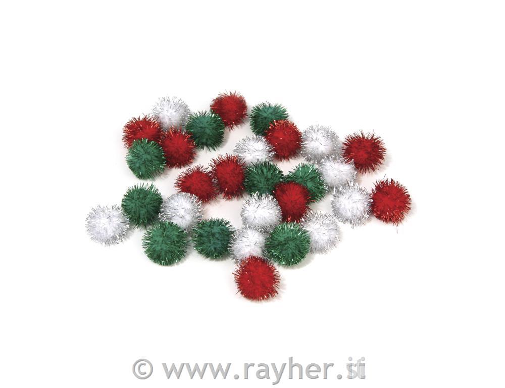 Cofki kovinski videz, 15 mm, mešani, 75 kom.