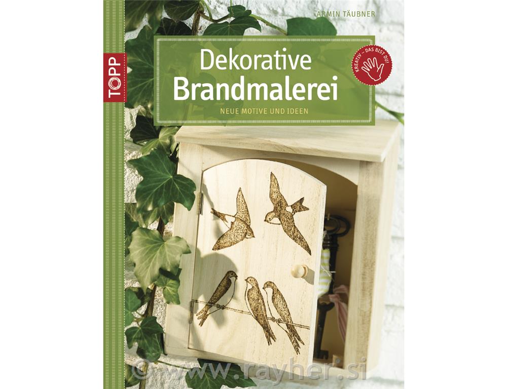 Knjiga "Dekorative Brandmalerei", nemški jezik