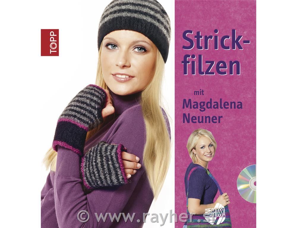 Book: "Strickfilzen", w. DVD, only in Ge
