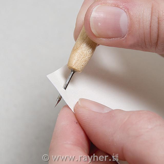 Perforating/ Embossing pen, tab-bag 1 pc