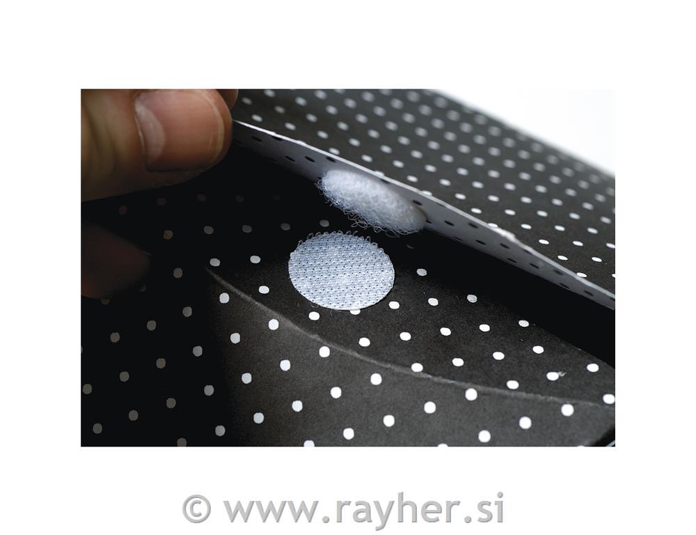 Ježki za zapiranje, 6mm, 112 kom, samolepilni